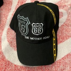 Black Route 66 The Mother Road Hat